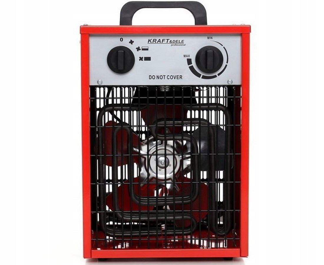 Electric HEATER FARELKA KRAFT 3,5 kW 3 Power Ranges STEEL Housing Brand Kraft&Dele