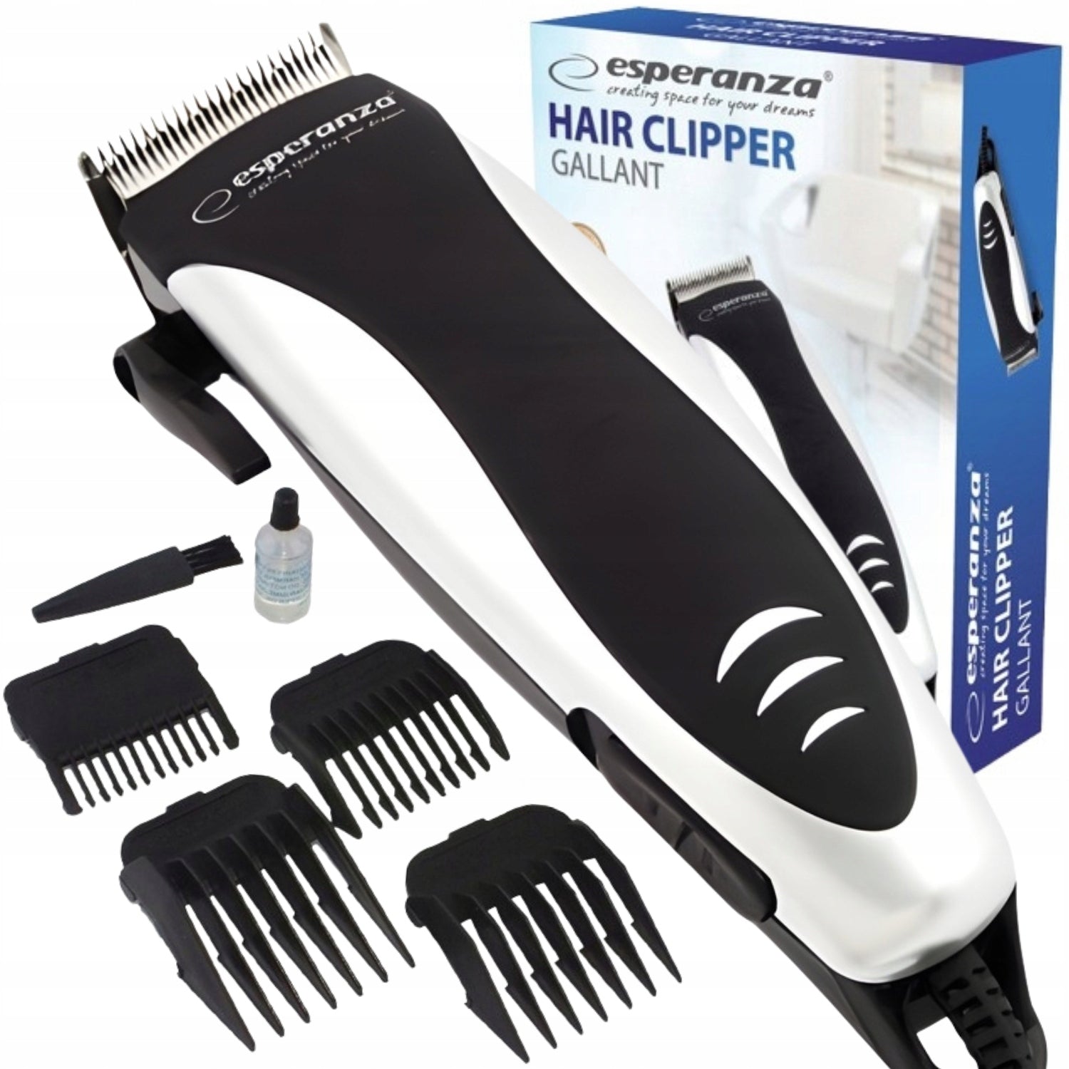 Electric Hair Clipper with Caps SET