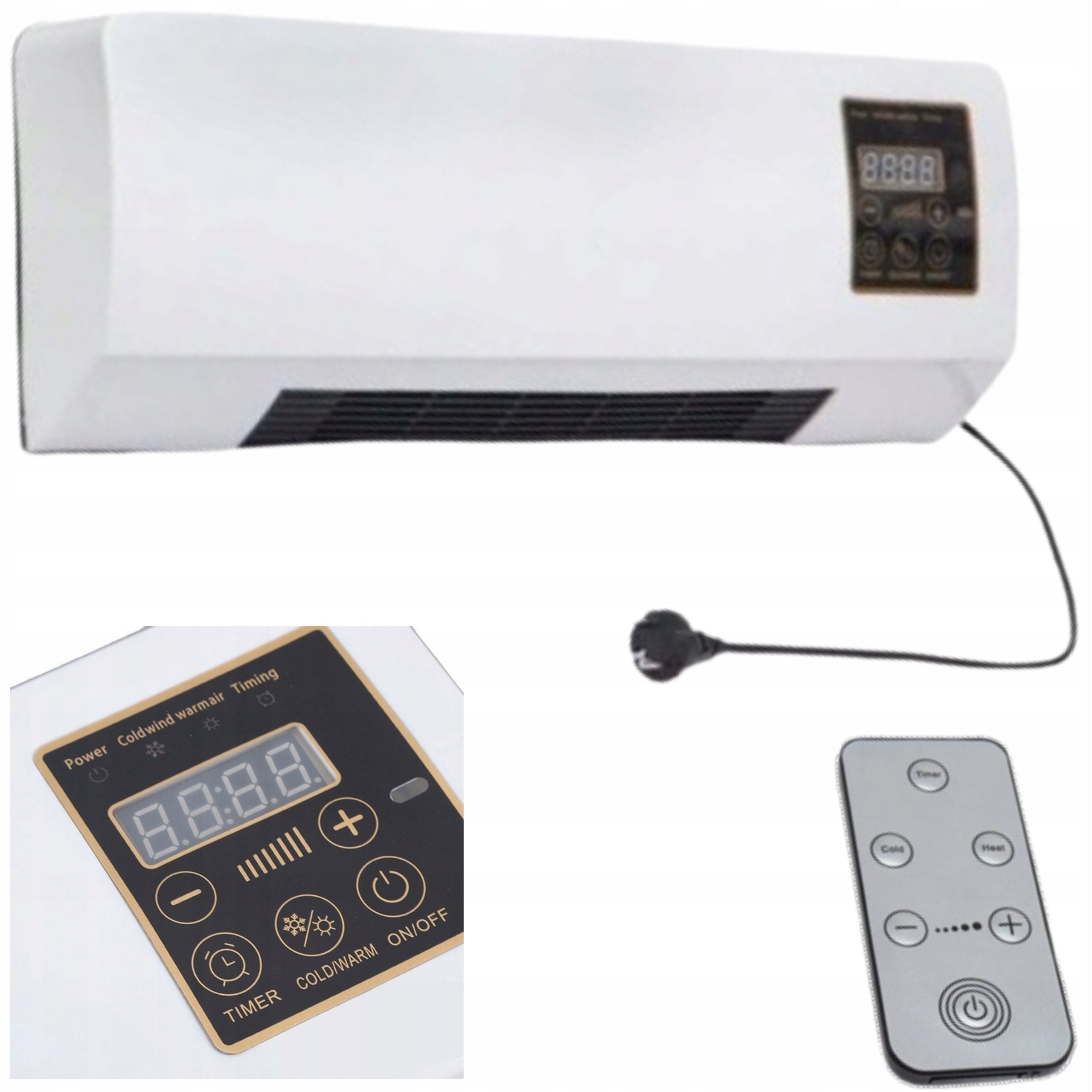 Electric Heater 1800W Wall Mounted Air Energy Saving Curtain