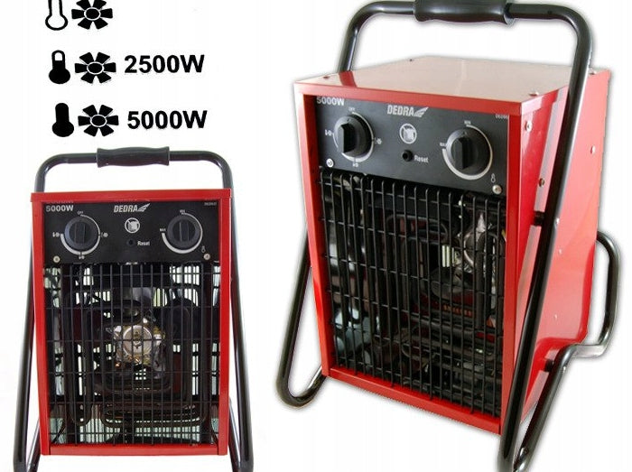 Electric Heater 5 000 W 5 kW 3 Levels Manufacturer code DED9922