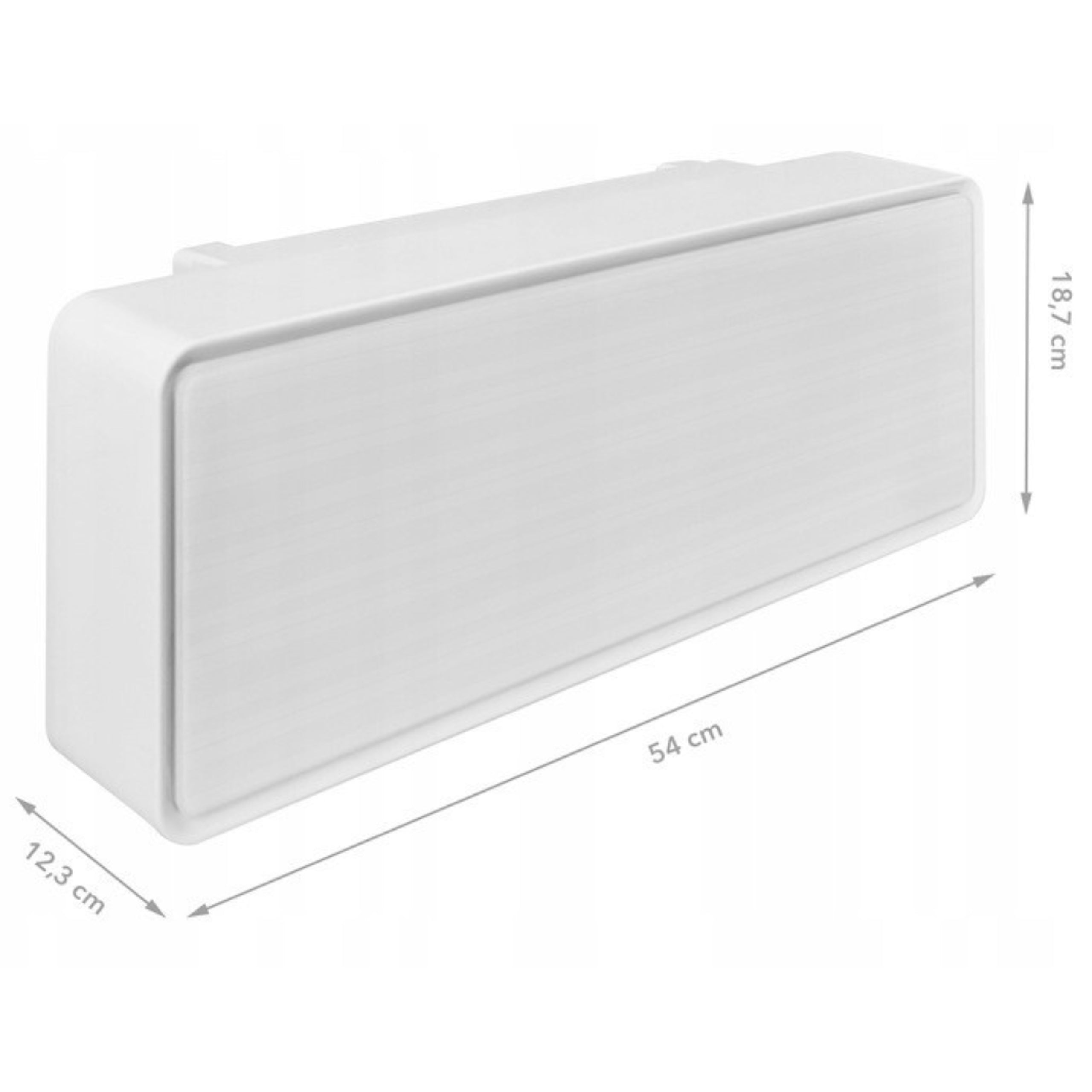 Electric Heater Air Curtain Glass Room WiFi + Remote Control 2000W Product width 54 cm