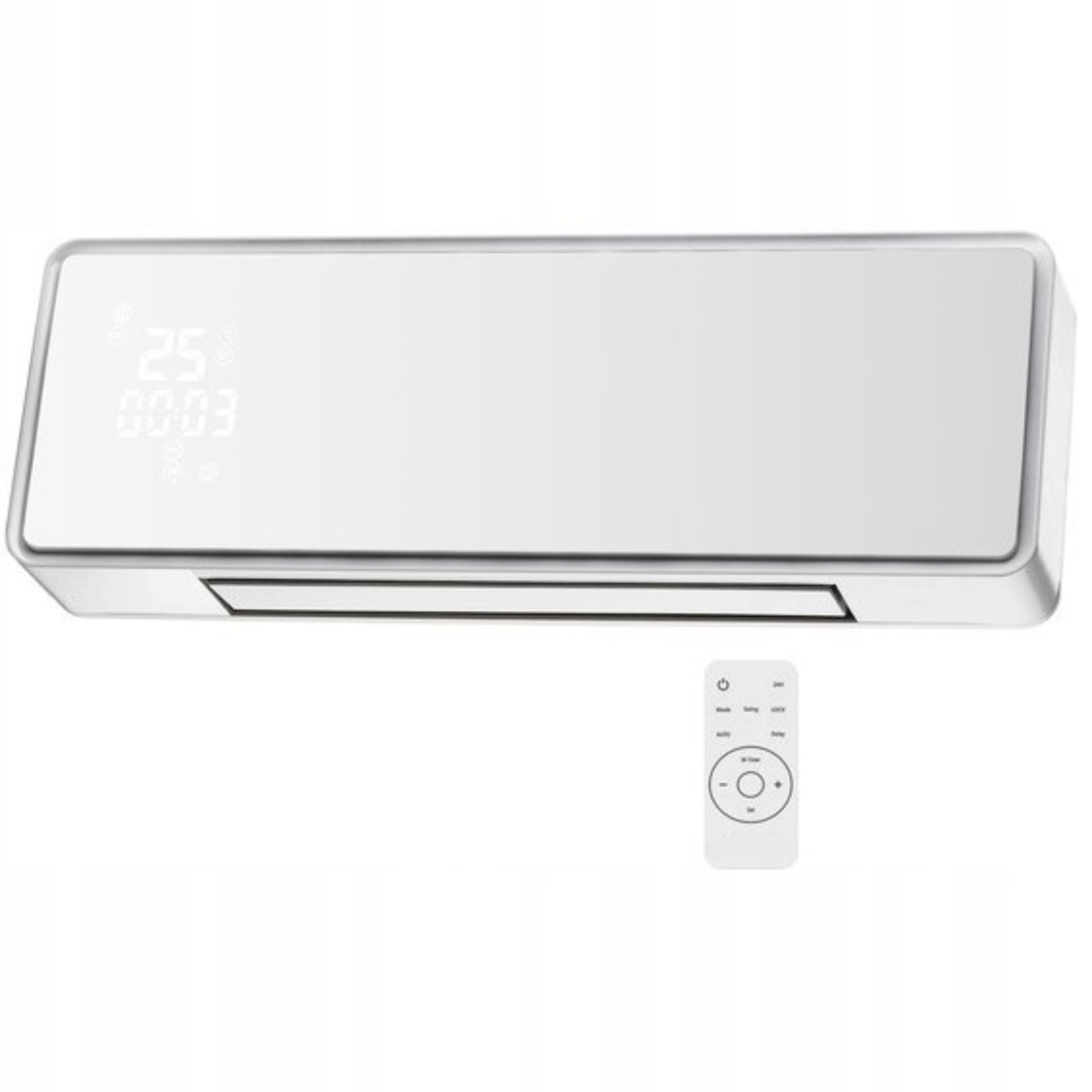 Electric Heater Glass Room WiFi + Remote Control 2000W Air Curtain Power 2000 W