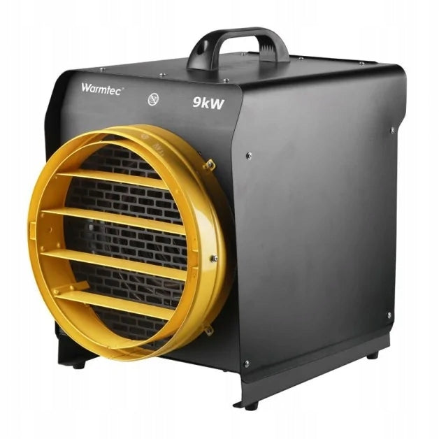 Electric Heater WARMTEC 9 kW Workshop Blower Thermostat 400V