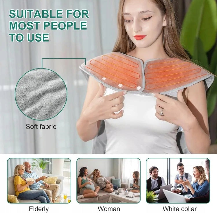 Electric Heating Pillow for Back Neck Nalezuns 60x100cm Mat Collar Medical device no