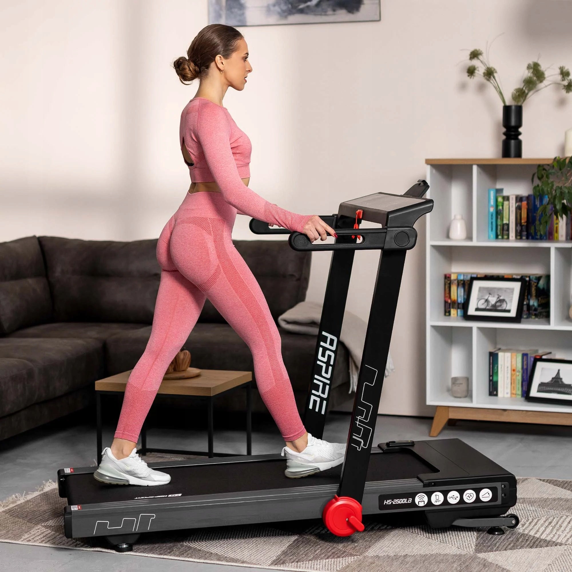 Electric Home Treadmill Folding Flat Angle Adjustable 18km Kinomap Manufacturer code HS-2500LB
