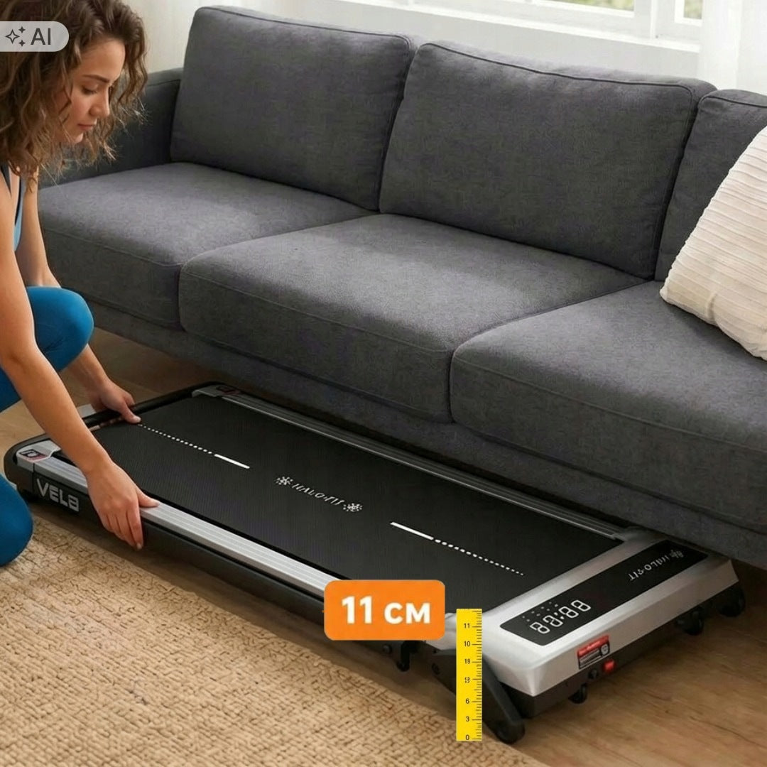 Electric Home Treadmill Folding Under Bed Quiet 10 km/h Slope Angle Packaging status original