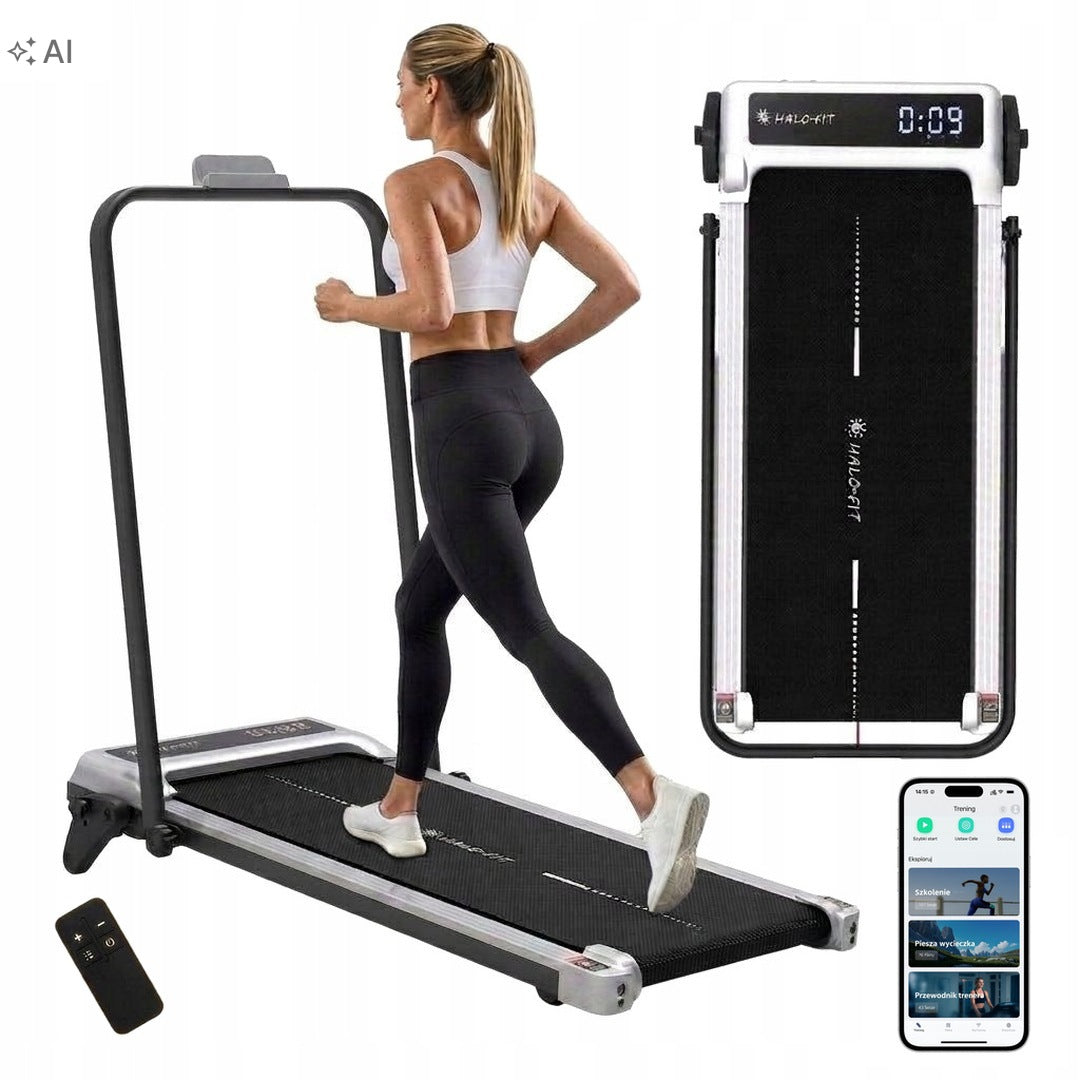 Electric Home Treadmill Folding Under Bed Quiet 10 km/h Slope Angle