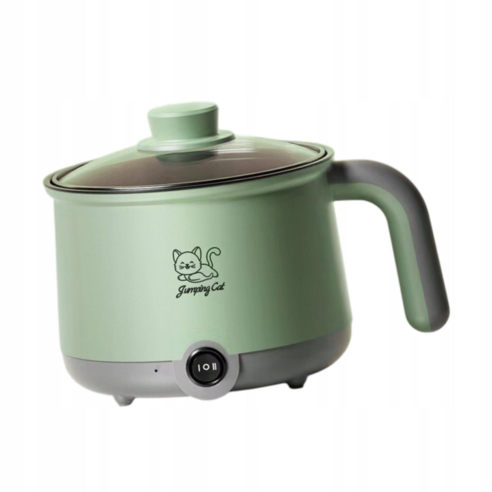 Electric Hot Pot Adjustable Multifunctional Stockpot Household Soup Green