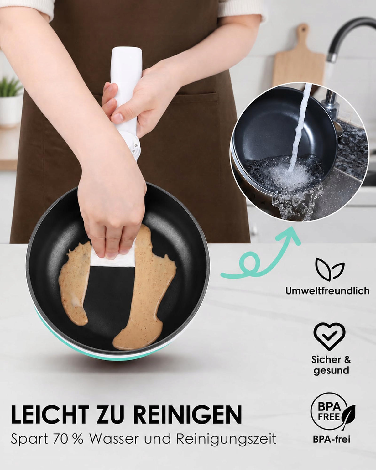 Electric Hot Pot Portable 1,5 L Green B AUDECOOK Brand no brand