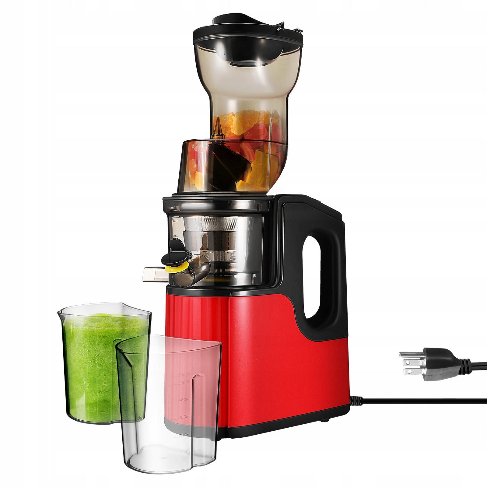 Electric Juicer Machine with Wide Mouth for Fruits and Vegetables Dominant color multicolor