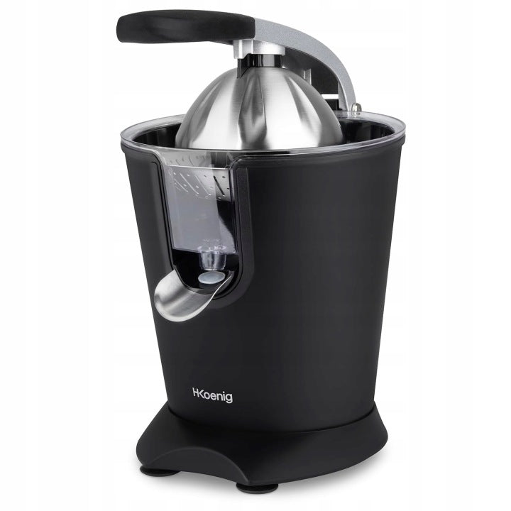 Electric Juicer for Citrus Stainless Steel Black H.Koenig 160W