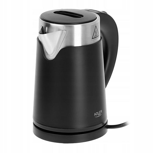 Electric Kettle 0,6L Metal Wireless Quiet Safe Black Manufacturer code ad_1372b