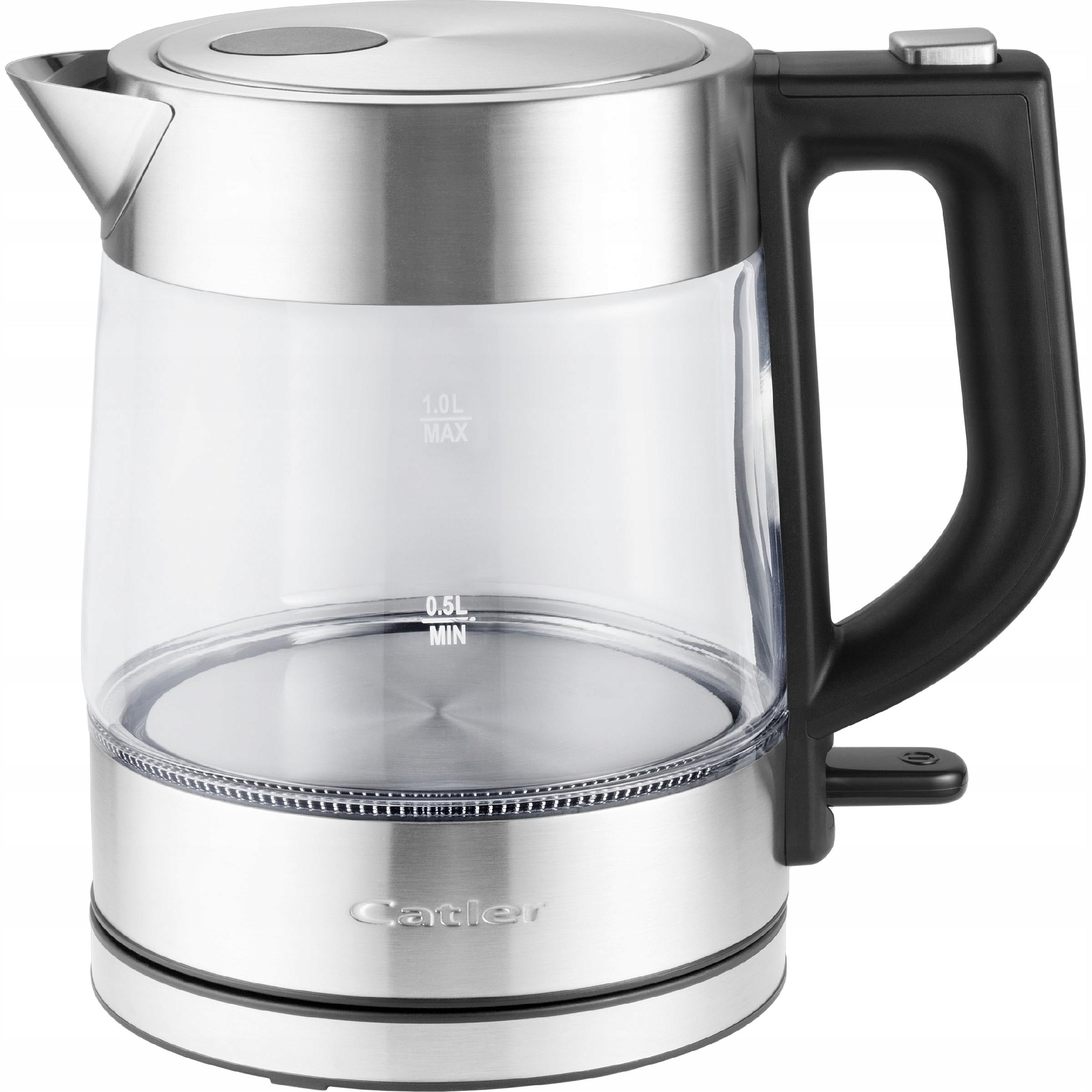 Electric Kettle Glass Catler KE411 Poj 1L LED 2200W Packaging status original