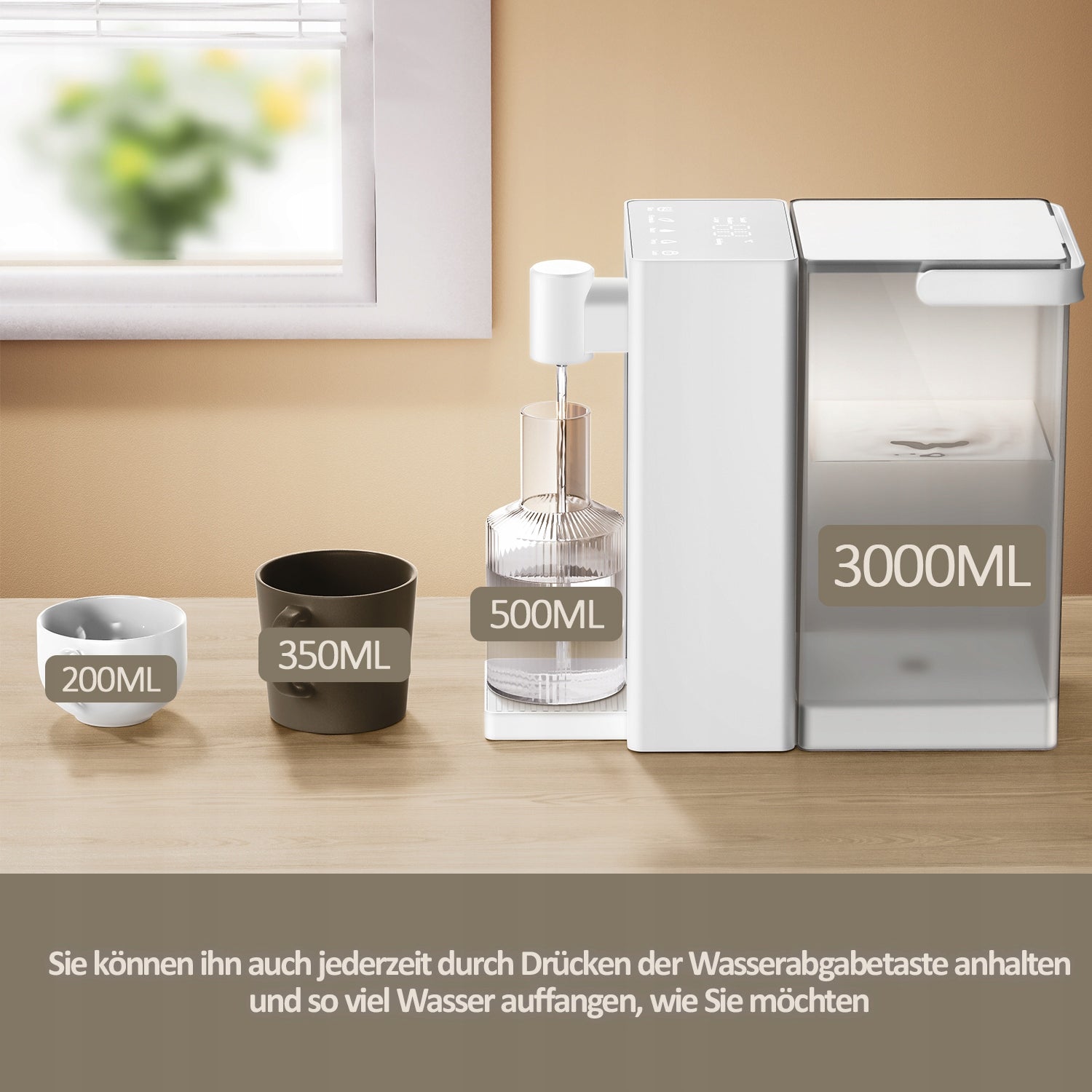 Electric Kettle, Hot Water Dispenser, 3 L,Temperature Settings (25–100°C) Manufacturer code OT610300155