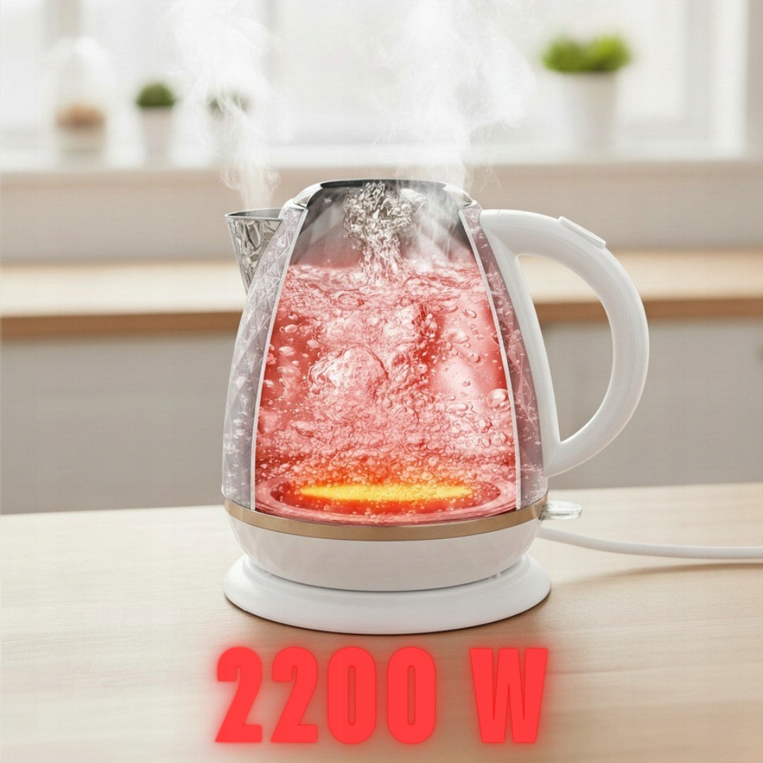 Electric Kettle Wireless 1,7 L | 2200 W | Powerful | Filter | White Manufacturer code B036