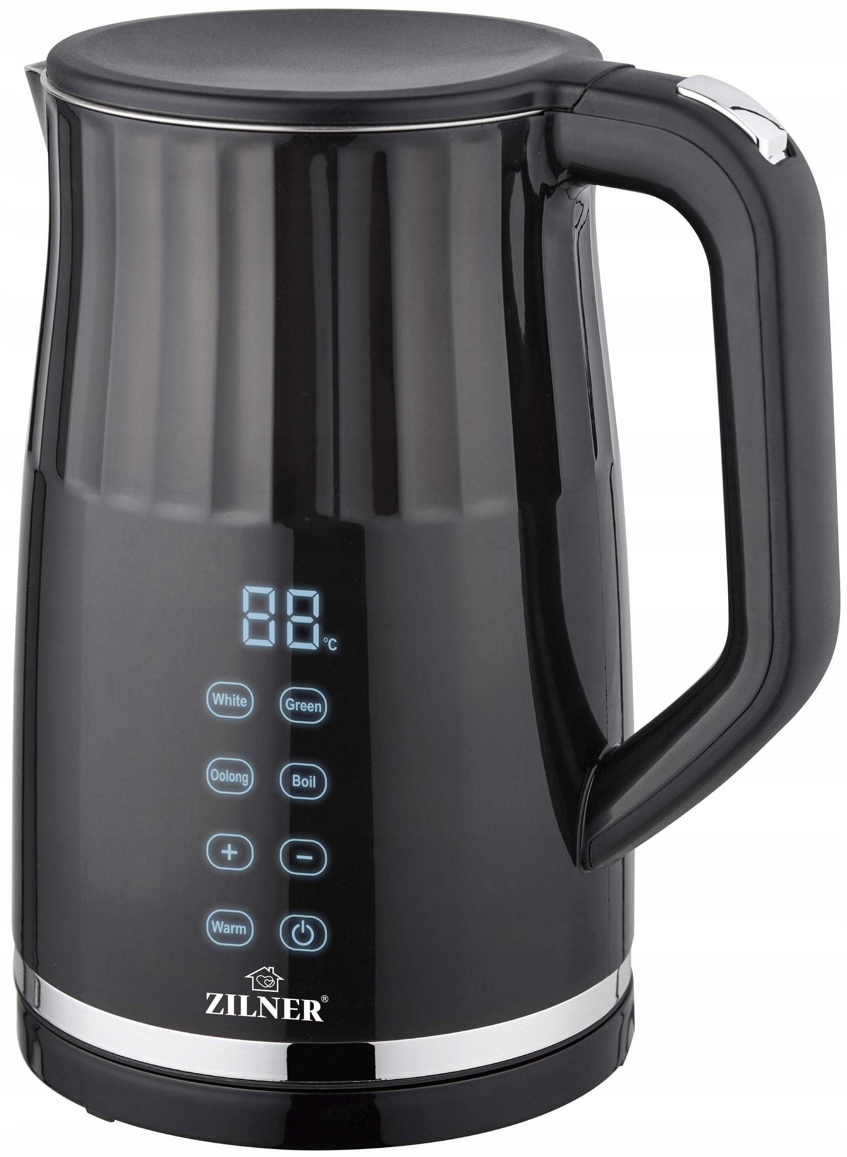 Electric Kettle Zilner 1.7 L Adjustable Temperature Black LED