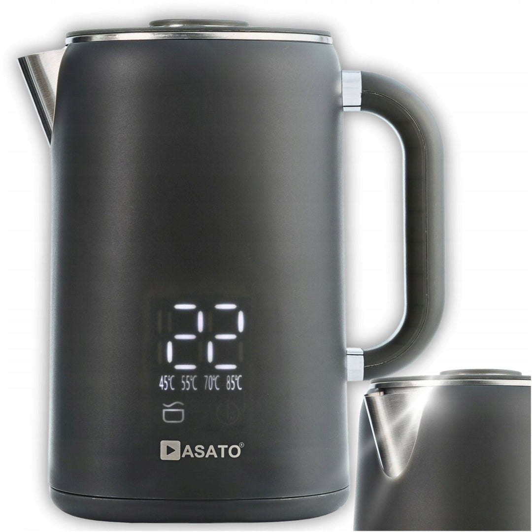 Electric Kettle with Touch Display 1,7L Adjustable 5 Levels