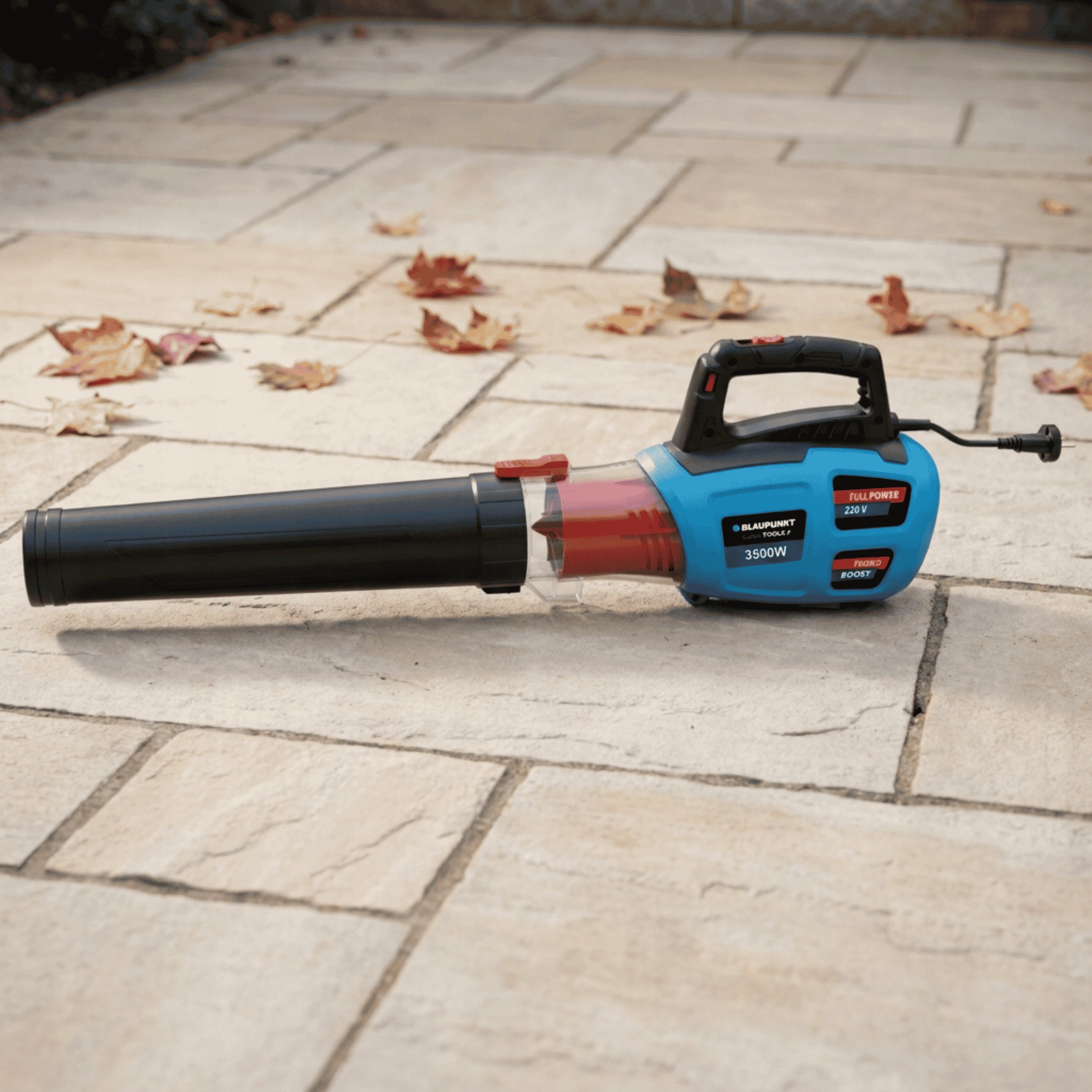 Electric Leaf Blower 3500W 350 km/h Blaupunkt Network Strong Lightweight Brand Blaupunkt