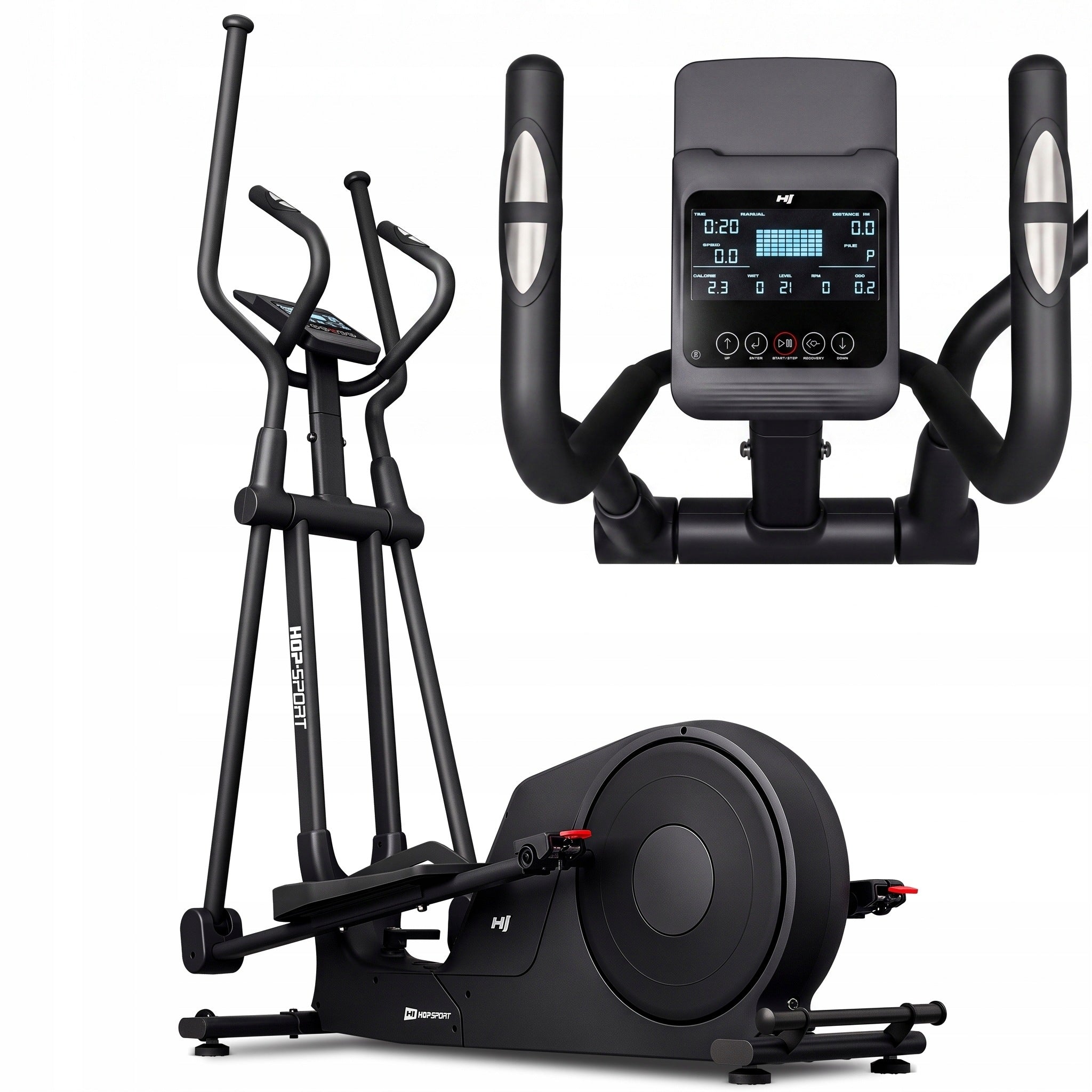 Electric Magnetic Elliptical Trainer Orbi-trek Folding up to 130kg