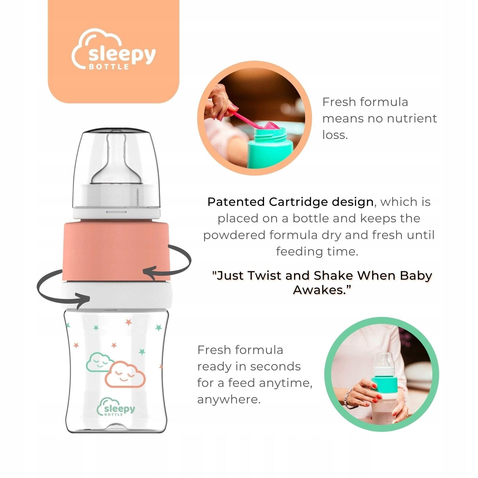Electric Milk Heater Sleepy Bottle Night BPA Free Quiet Operation Brand no brand