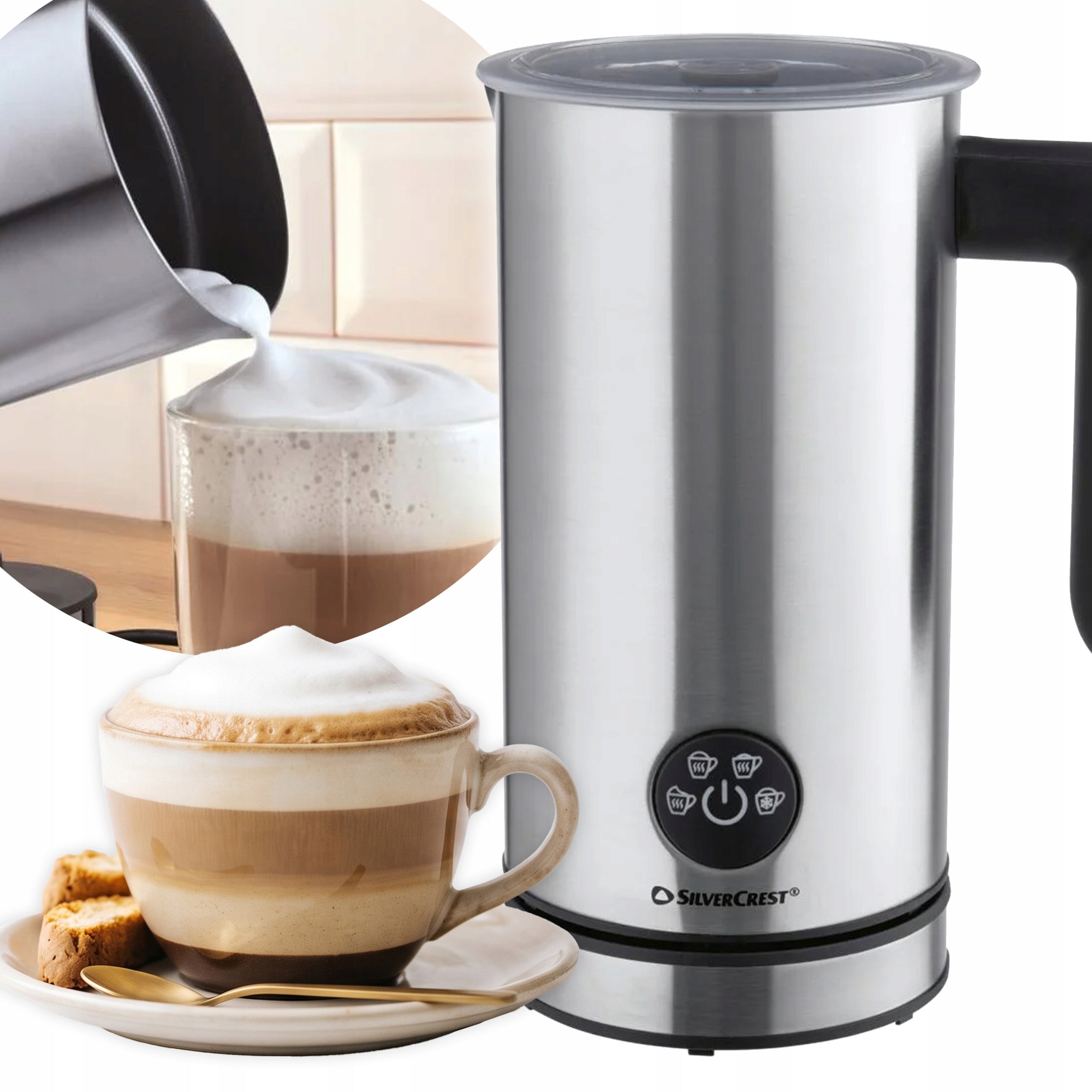 Electric Milk frother SilverCrest EDS SMA 500 H1, 500 W