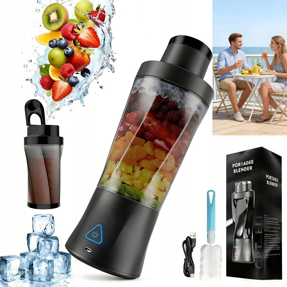 Electric Mixer 24Oz Self-Cleaning Quick Mixing Smoothie