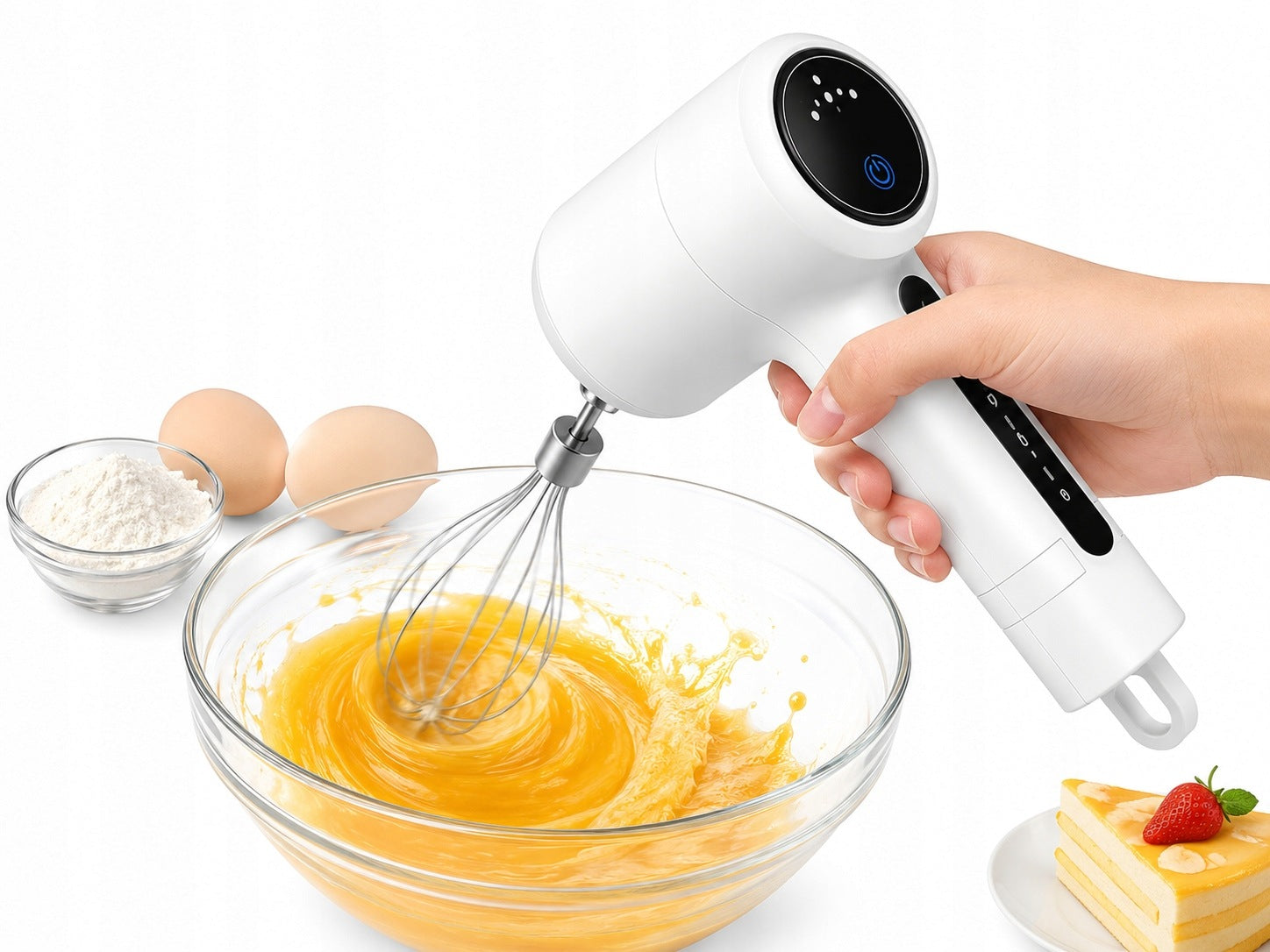 Electric Mixer Wireless Portable 120W USB 3 Speeds Handy Brand no brand