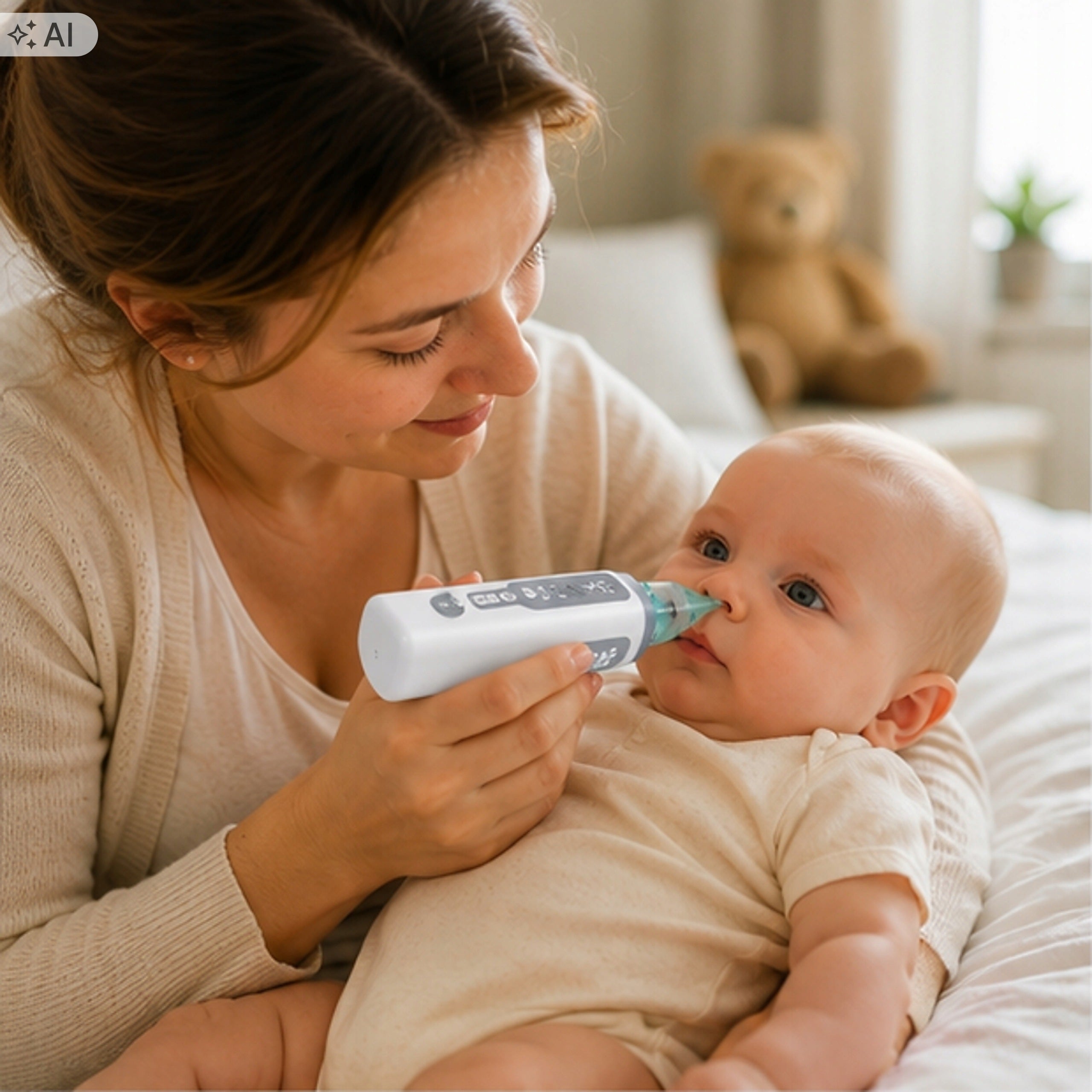Electric Nasal Aspirator for Kids 3 Levels Suction with Music and Led Medical device no