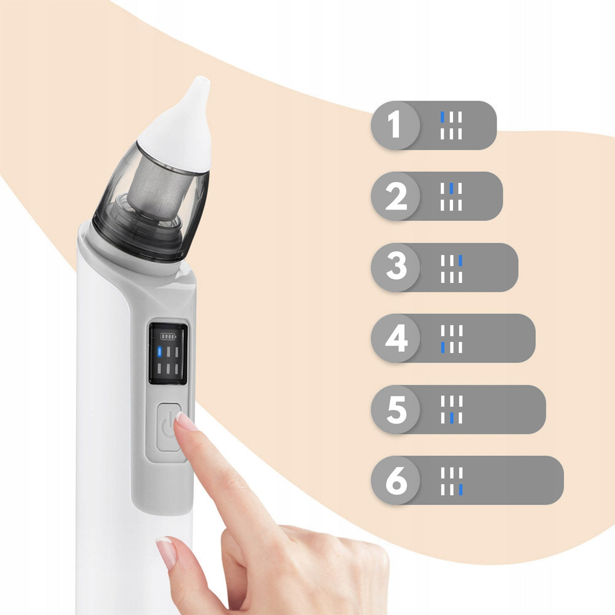 Electric Nose Aspirator Ear Vacuum Cleaner For Children EFFECTIVE Packaging status original