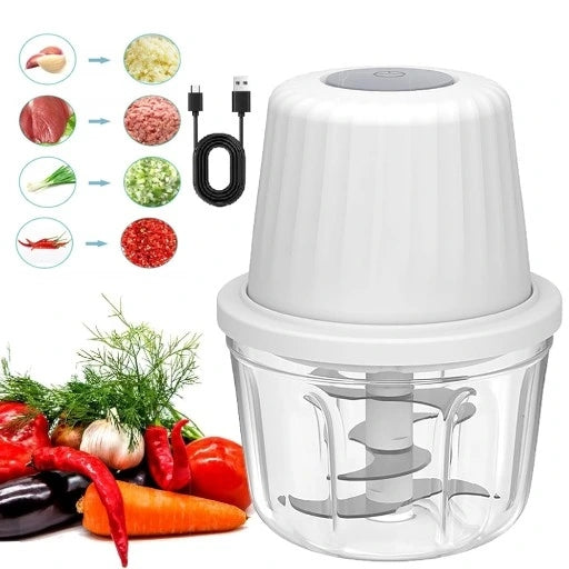 Electric Onion Slicer,Vegetable Shredder, Multifunctional400 ML