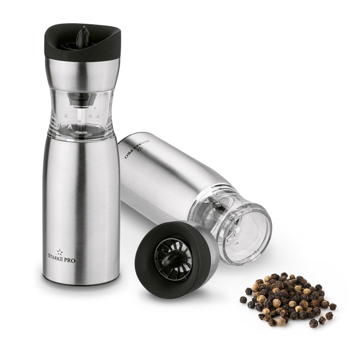 Electric PEPPER AND SALT GRINDER Gravity Stainless Steel Grinder