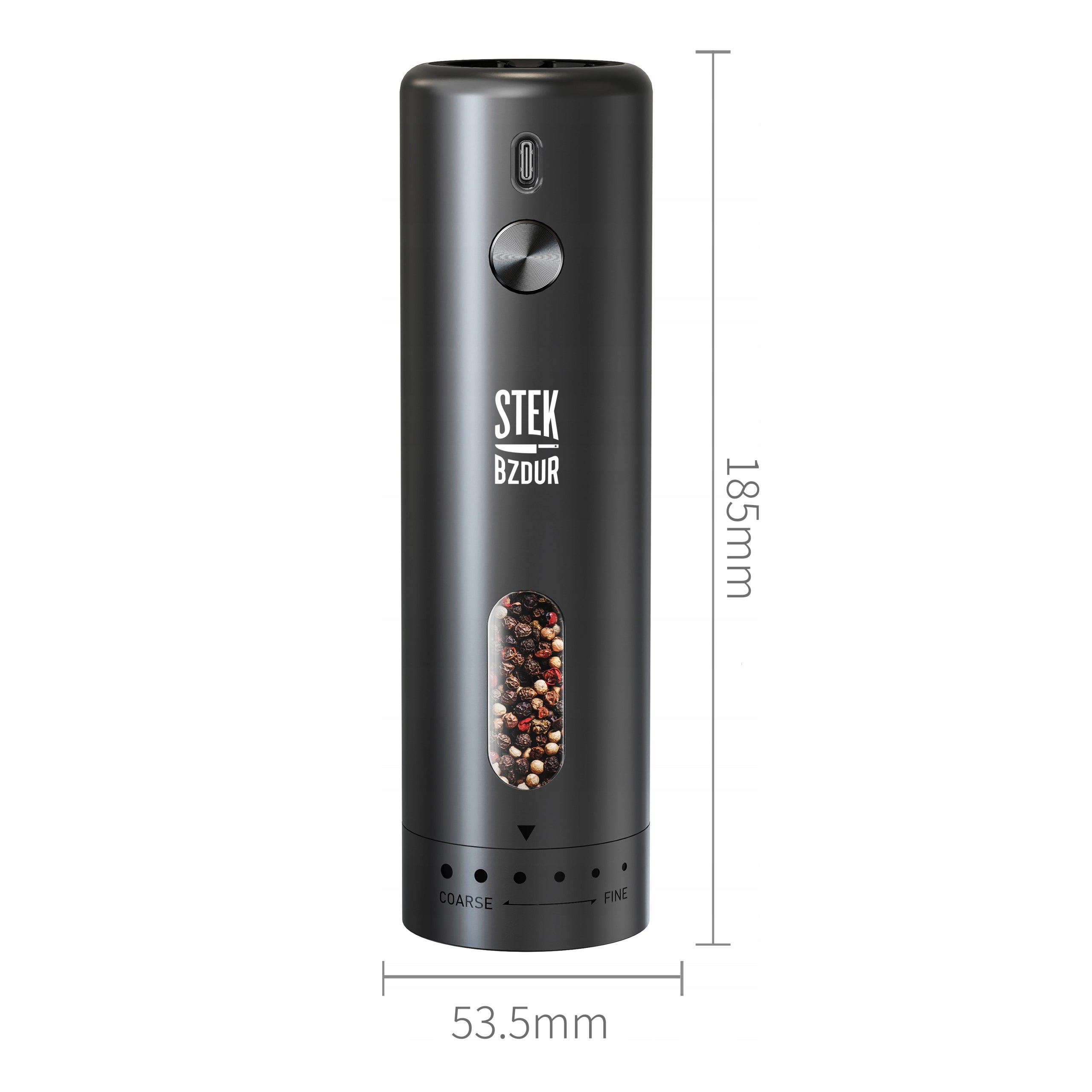 Electric Pepper and Salt Grinder USB-C Ceramic BATTERY Manufacturer code KYMQ-65A