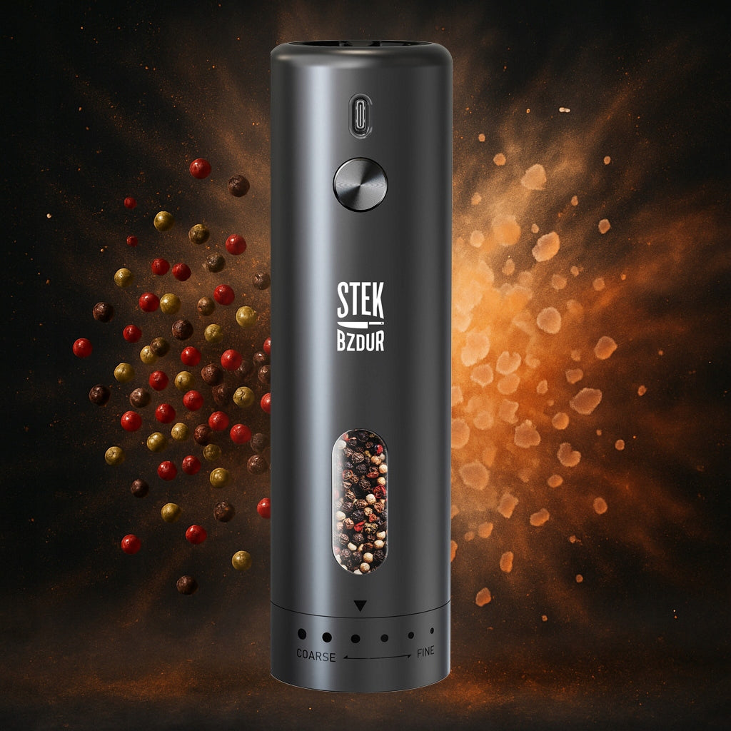 Electric Pepper and Salt Grinder USB-C Ceramic BATTERY Packaging status original