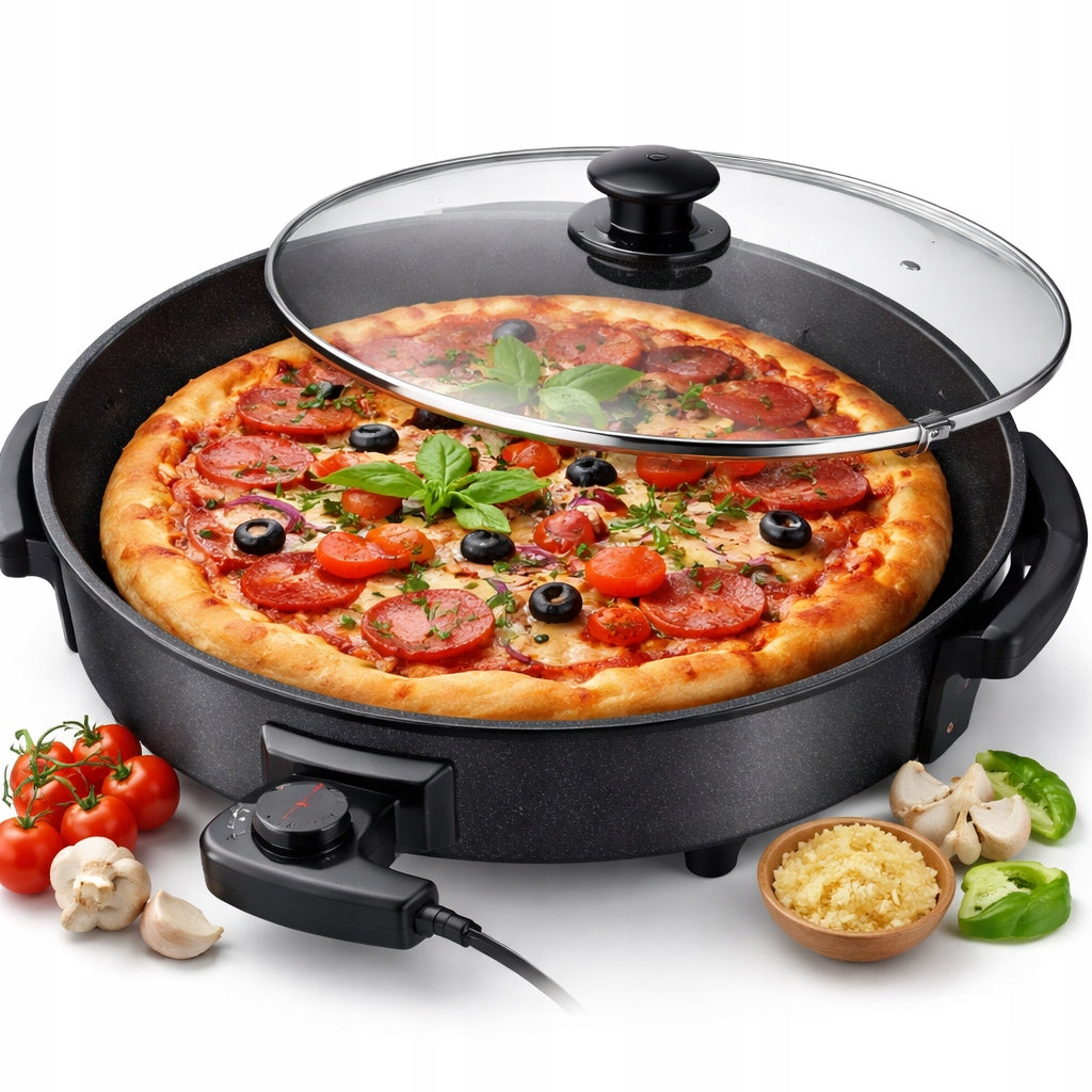 Electric Pizza Pan 42 cm 1500W Pizza High Power Cheffinger lux