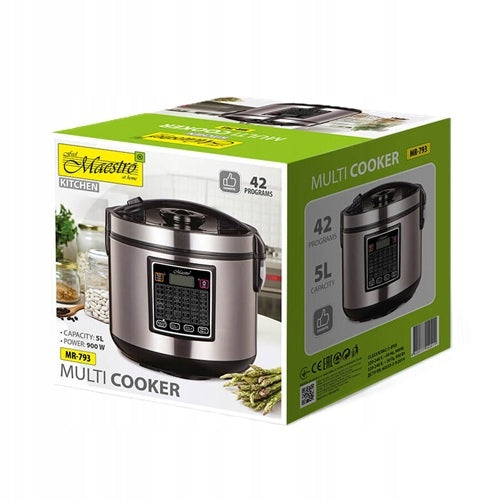 Electric Pot Multicooker 5 l, 42 programs, 900W | Maestro MR-793 Brand Maestro