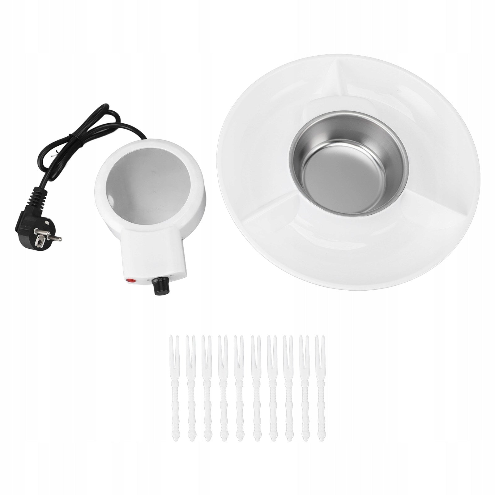 Electric Pot Set with 10 Forks 25in 2 Gears Versatile O5