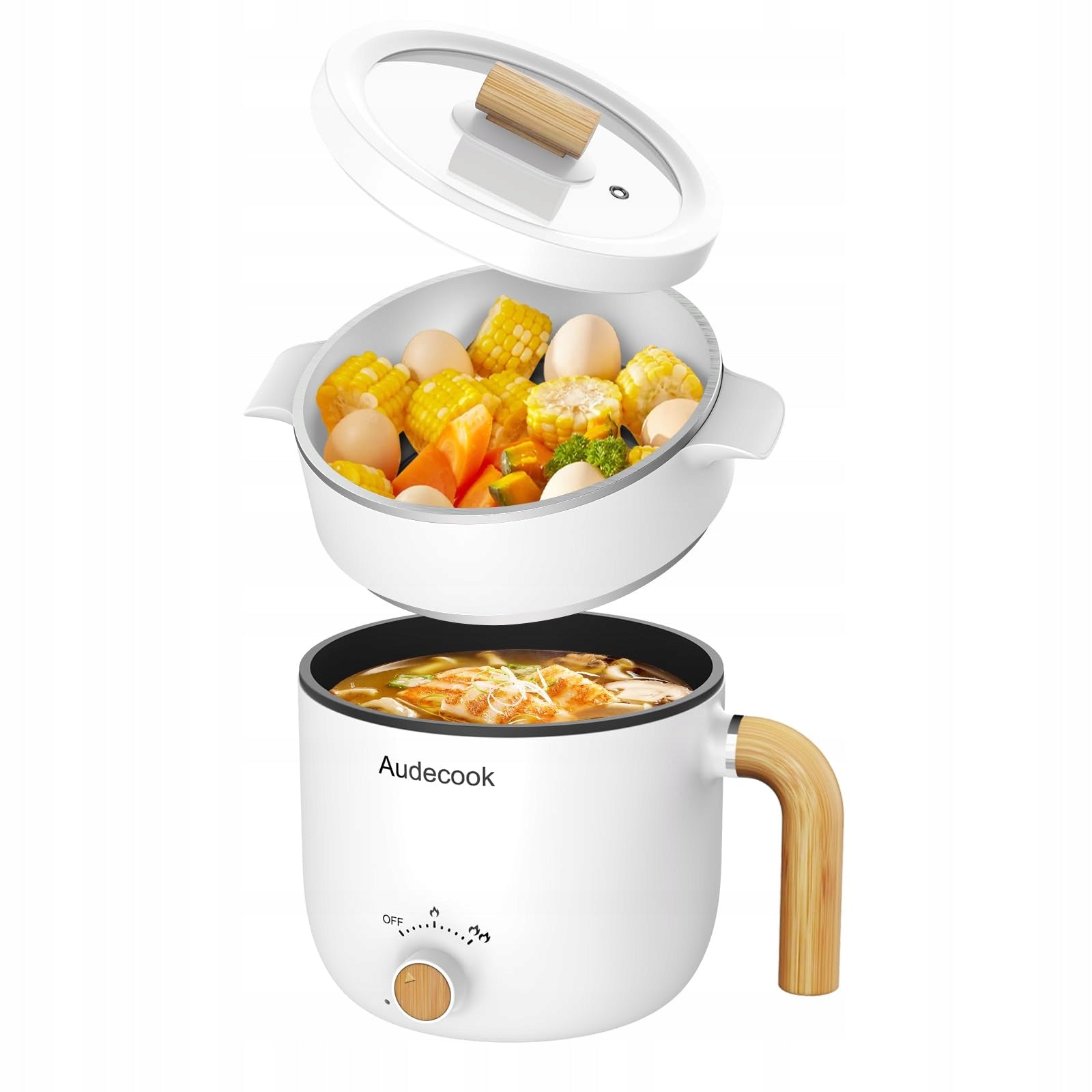 Electric Pot and Steamer Audecook XLCB 1,5 l white 600 W Manufacturer code XLCB