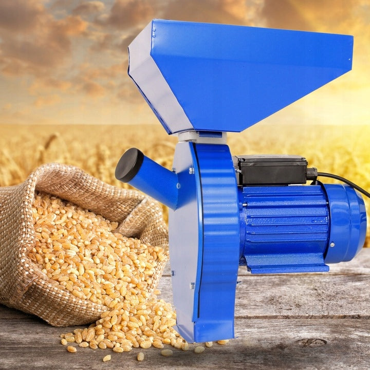 Electric SHOT BLASTING MACHINE for grain GRINDER 220V Shredder Bijak Feed Brand Vevor