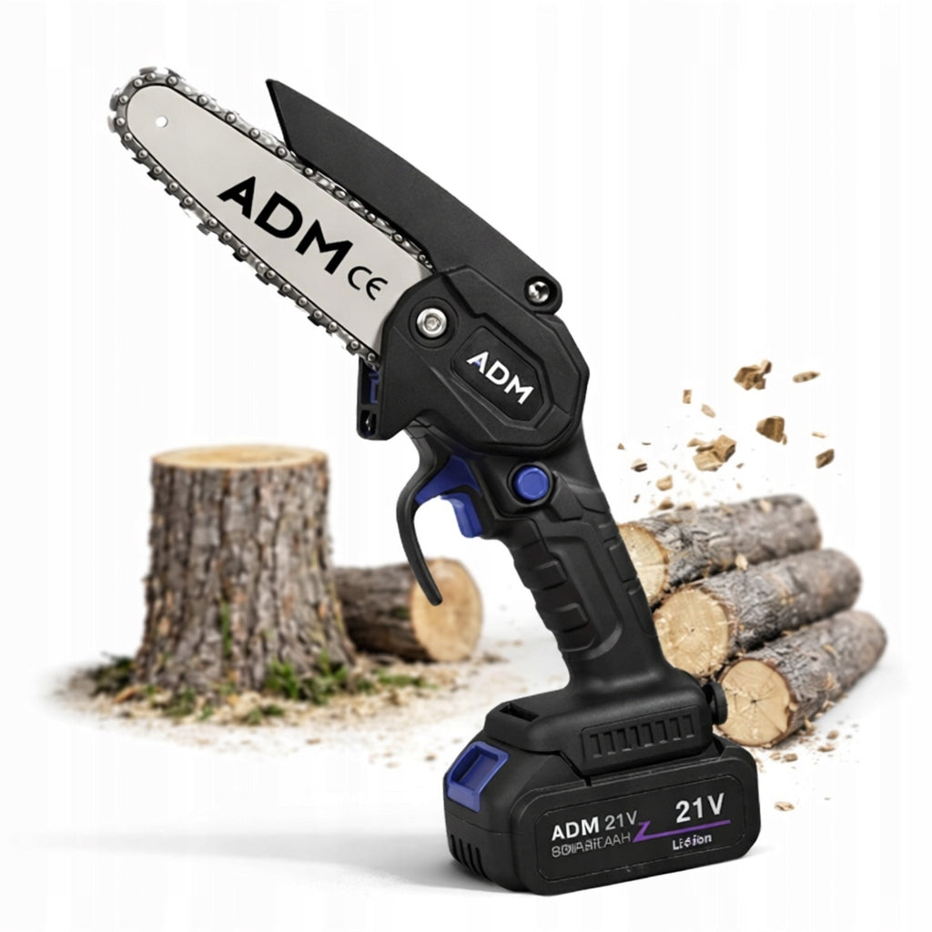 Electric Saw ADM Cordless Mini Wireless Chain Blue