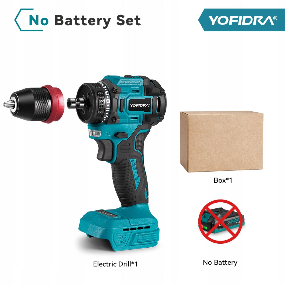 Electric Screwdriver Hammer Cordless Impact Drill For Makit-a 18V Battery Manufacturer code sku006076_3