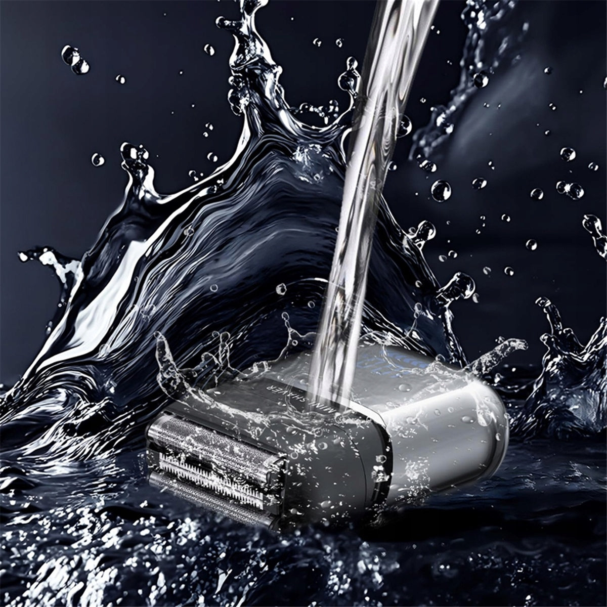 Electric Shaver Waterproof With Shaving Beard Wireless Gift Packaging status original
