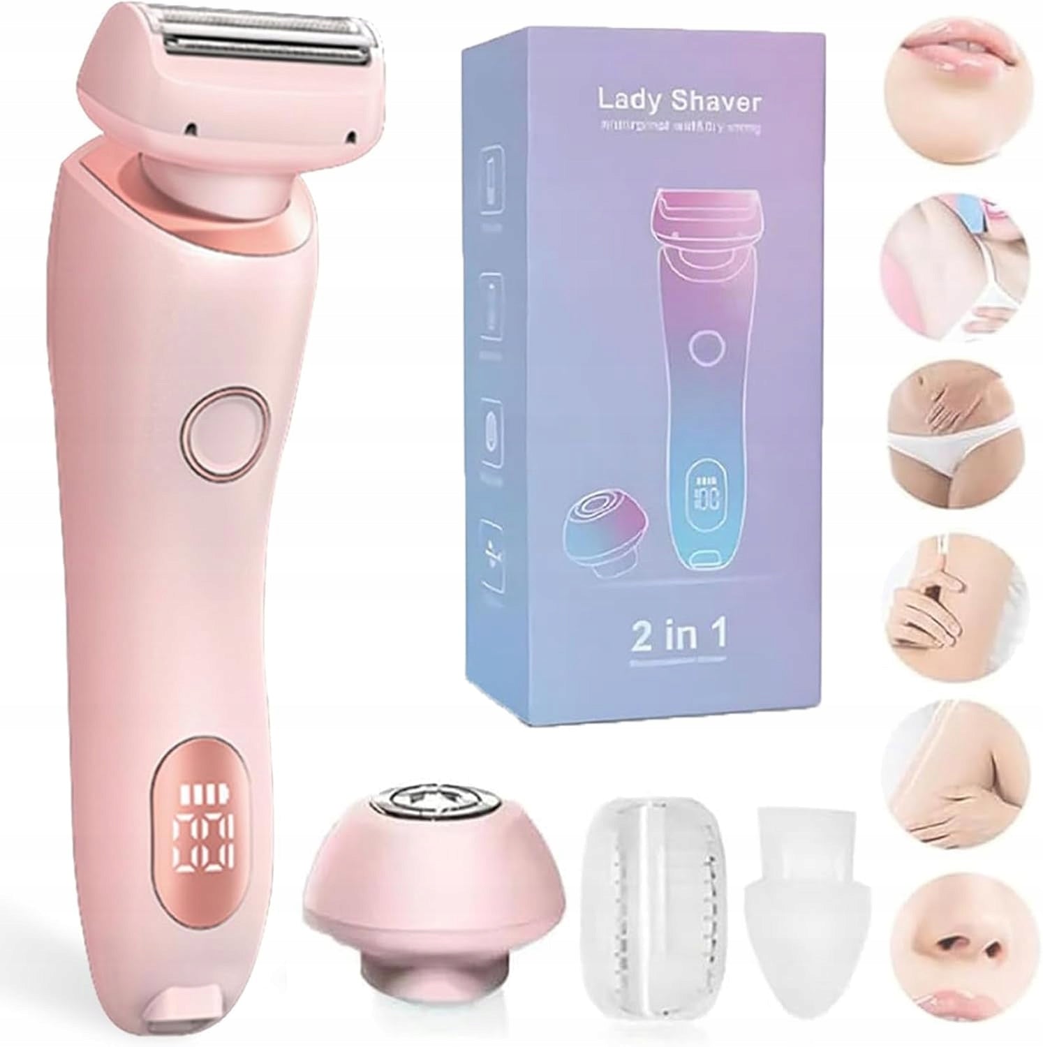 Electric Shaver Women's MACHINE Epilator Trimmer Gift WATERPROOF