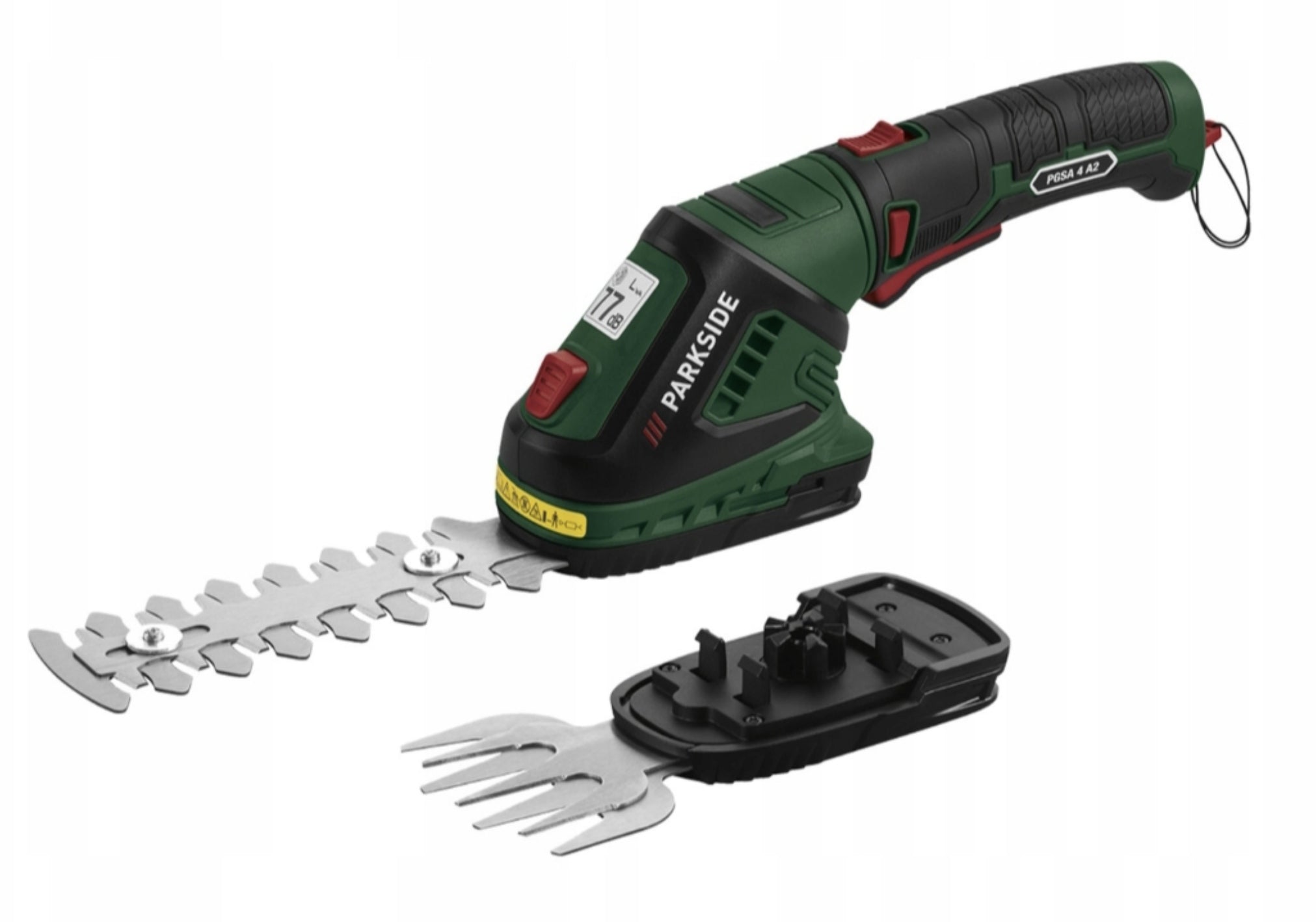 Electric Shears CORDLESS FOR GRASS BUSHES 2in1 12 cm 4 V PARKSIDE B3 Product weight with unit packaging 0.7 kg
