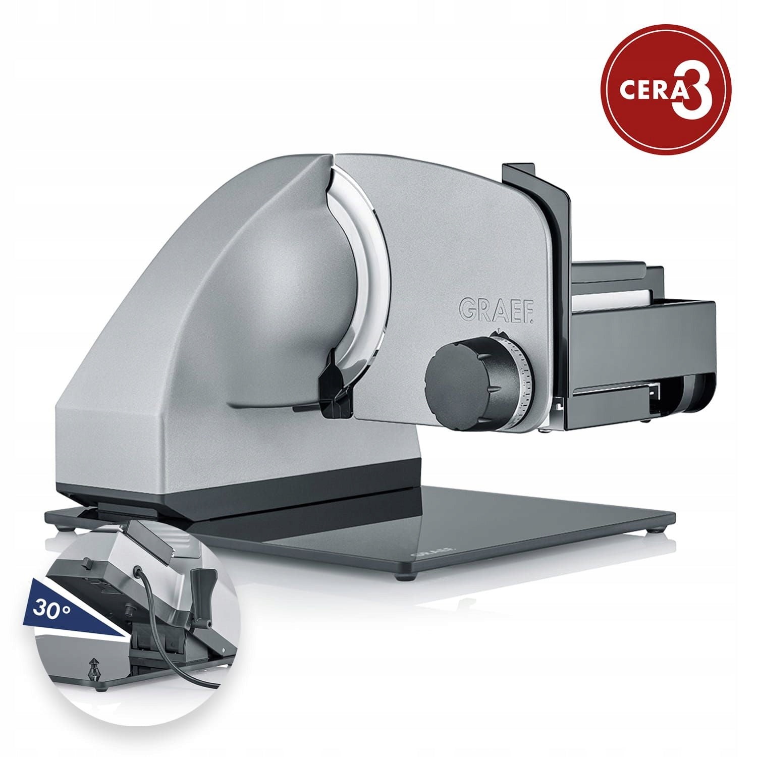 Electric Slicer Graef ICONIC25 FineCut (Silver)