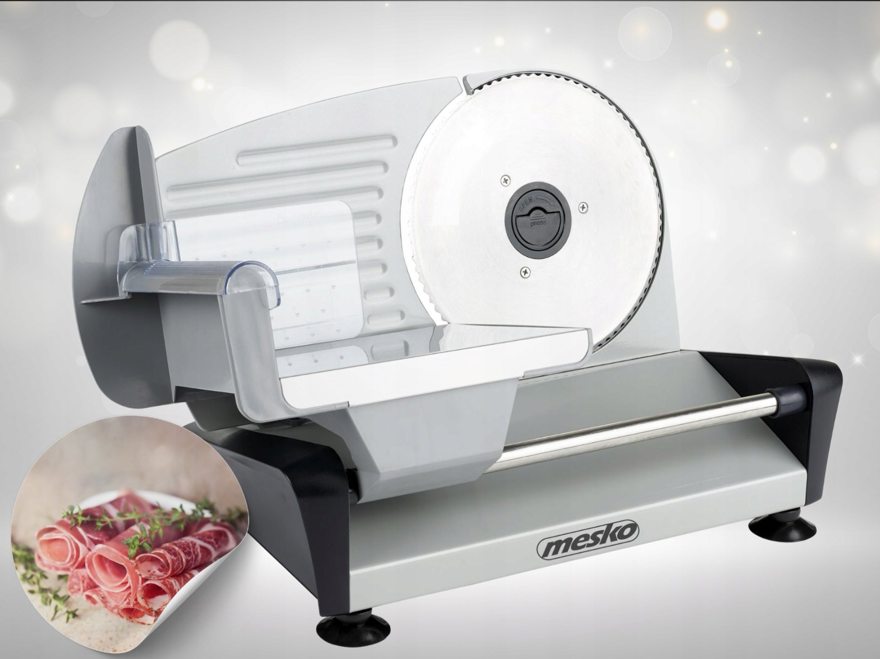 Electric Slicer for BREAD MEAT CHEESE VEGETABLES 400W Metal Adjustment Brand no brand