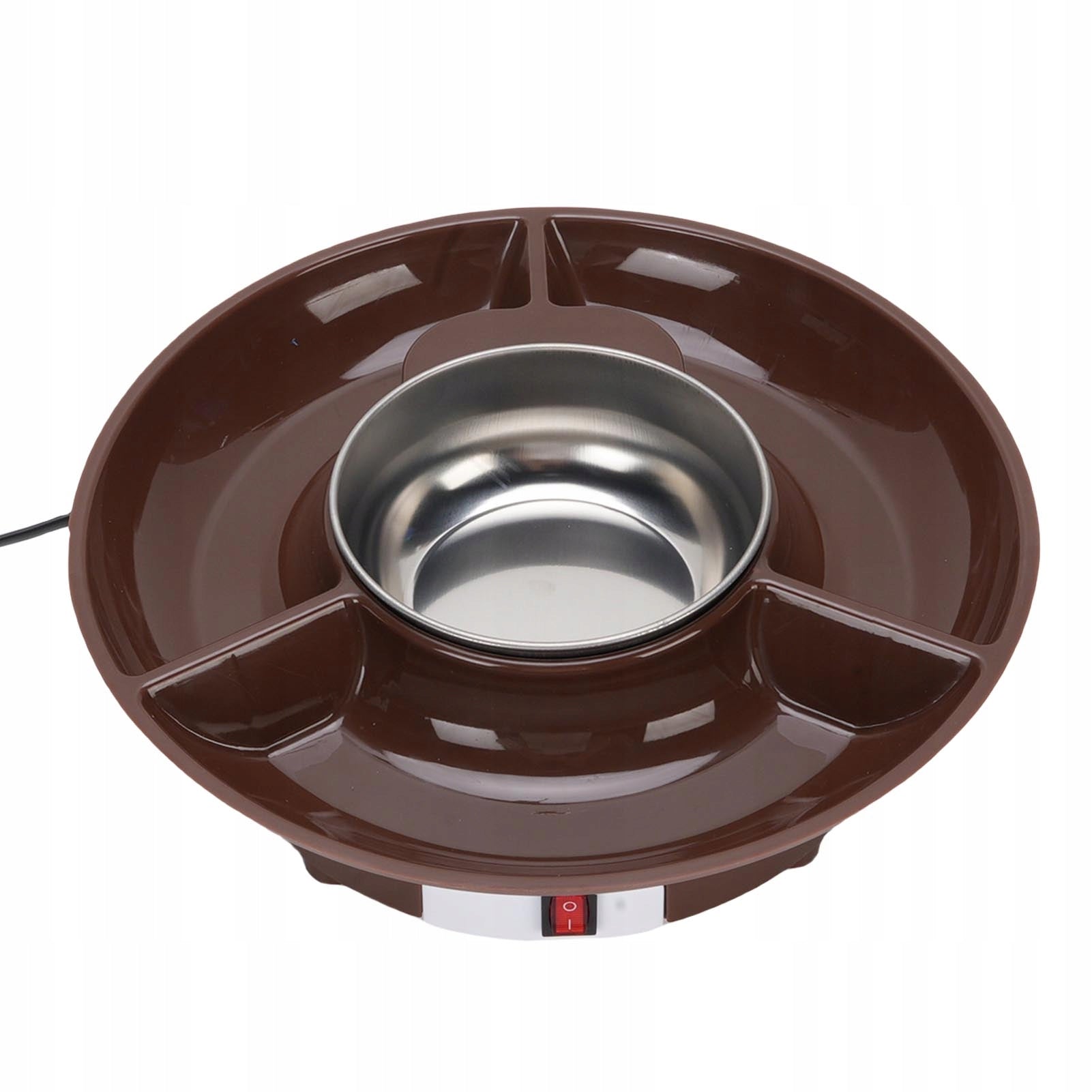 Electric Stainless Steel Chocolate Crucible 25W Set L8 Brand no brand