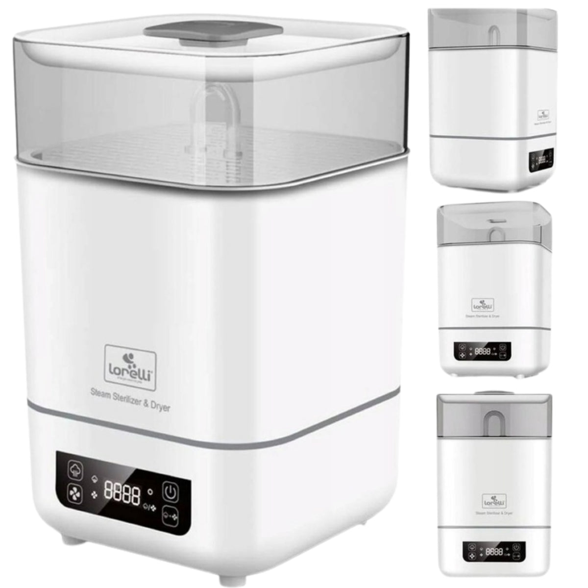 Electric Steam Sterilizer with Dryer for Teat Bottles 2in1 Panel