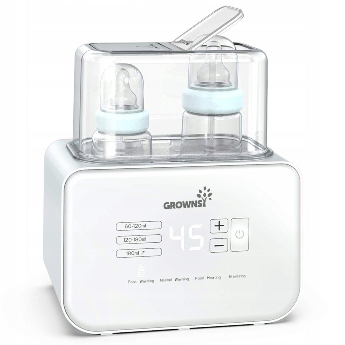 Electric Sterilizer GROWNSY W3 Double White 23x18x15 cm