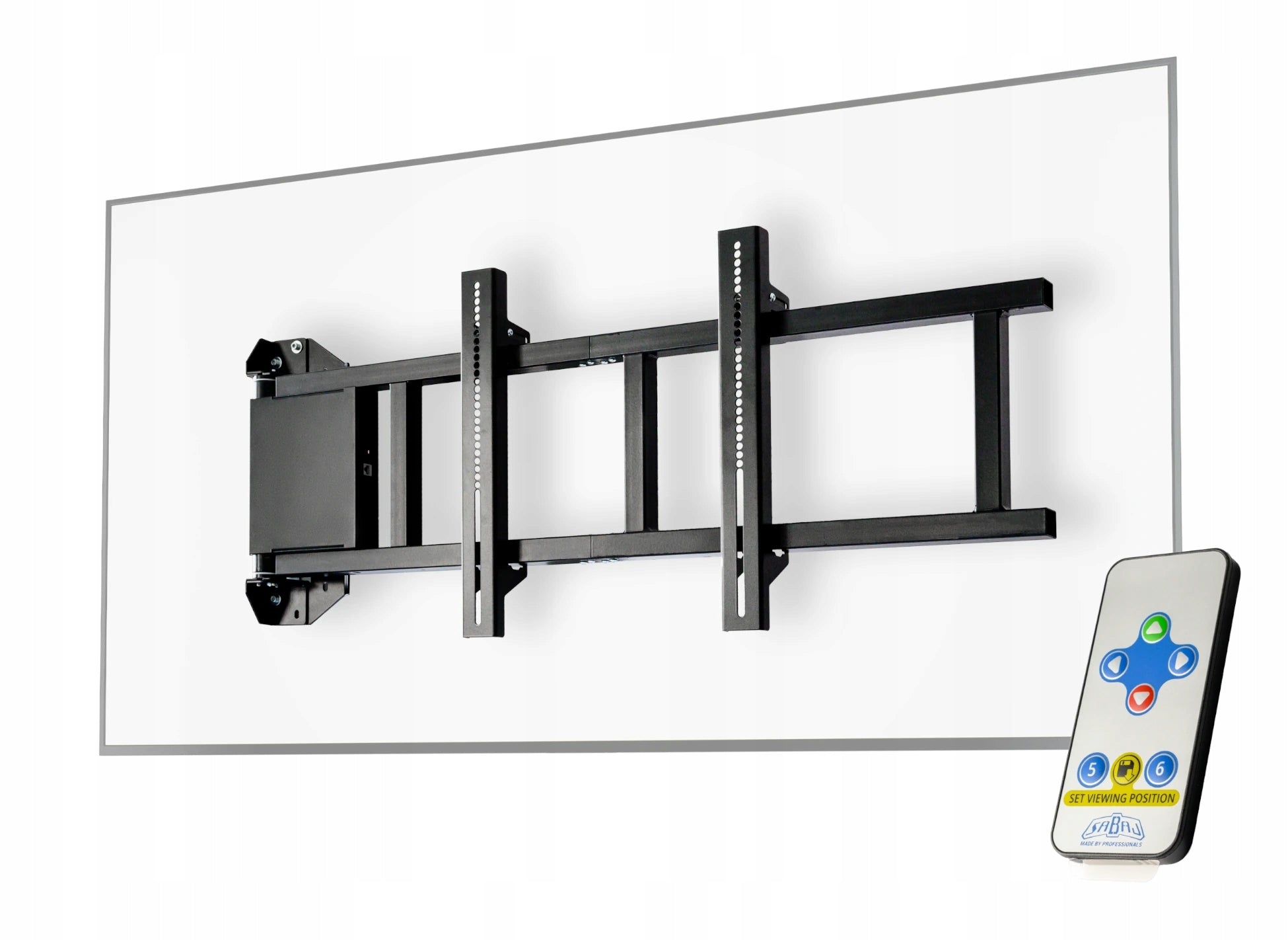 Electric TV Wall Mount 75" Rotating 180° Remote Control SM-XL-180