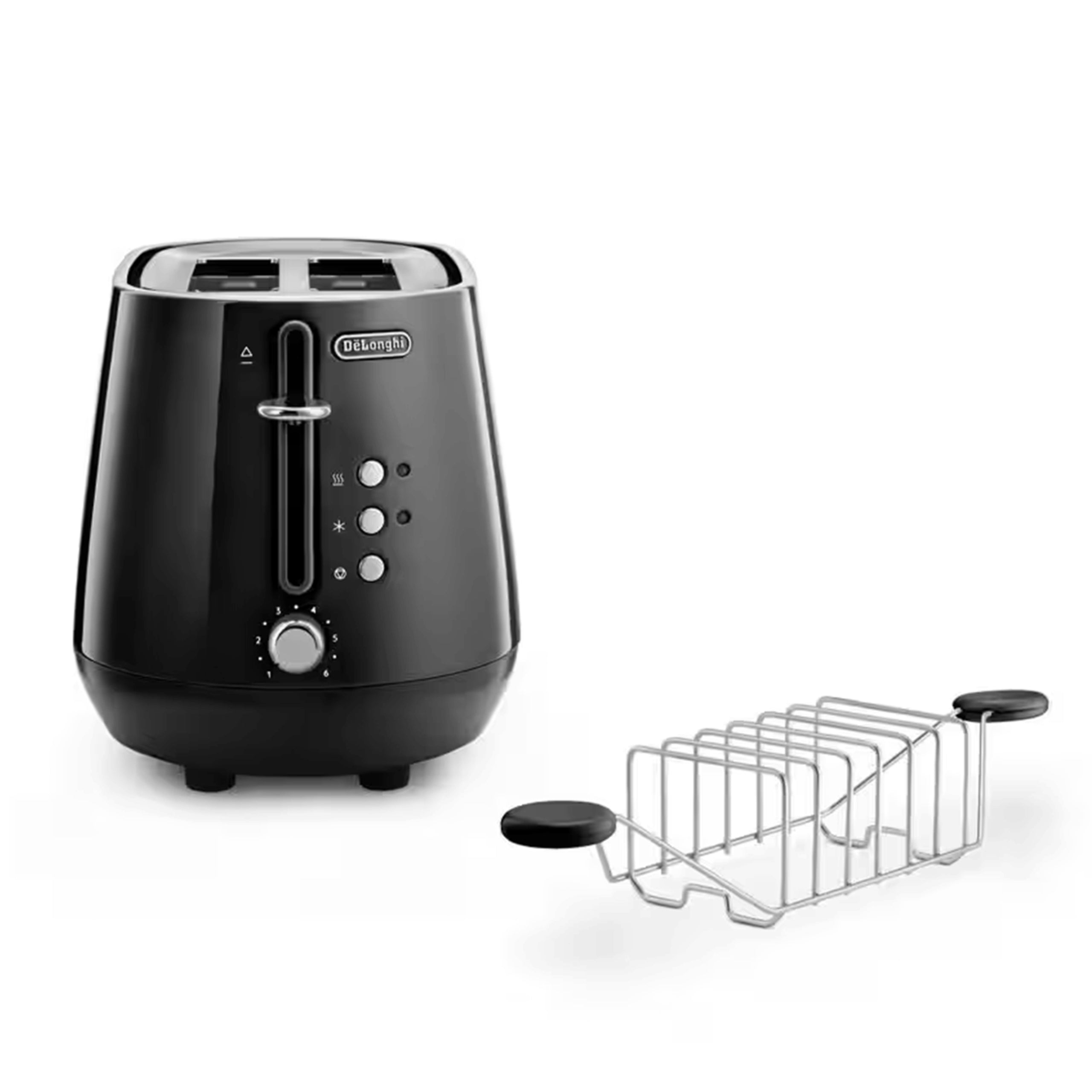 Electric Toaster DeLonghi Eclettica CTY2103.BK – 900 W, black Power rating 900 W